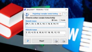 KITOBCHA SHAKLIDA CHOP ETISH